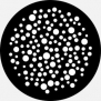 Гобо металлические Rosco Breakups 79650 Bubbles Small чёрный — купить в Москве в интернет-магазине Snabimport
